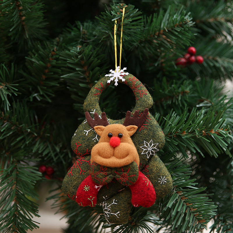Wholesale Christmas Non-woven Pendant Three-dimensional Pendant